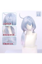 1/3 Delusion Genshin Impact Sigewinne Grey Blue Cosplay Wig